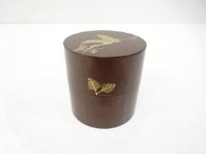 松喰い鶴　中次茶入